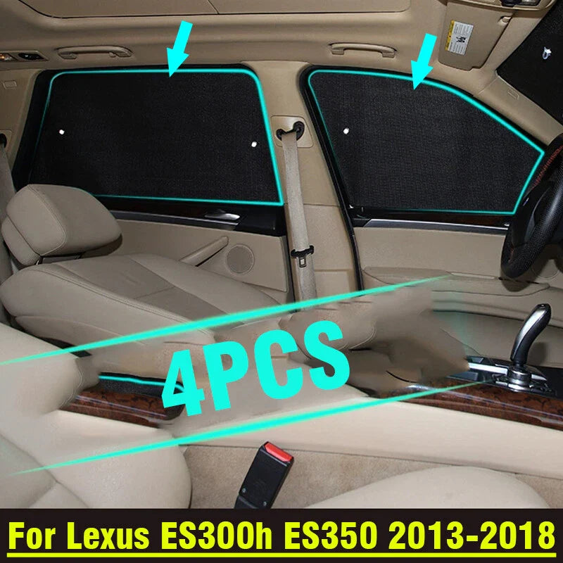 Sunshade / 4 x Side Window / Privacy for Lexus ES300h ES350 (2013–2018)