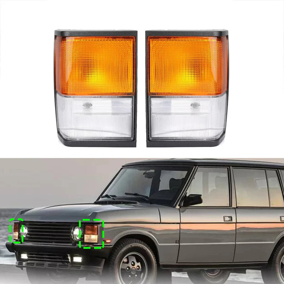 1 Pair Front Corner Light for Land Rover Range Rover Classic (1987–1995)