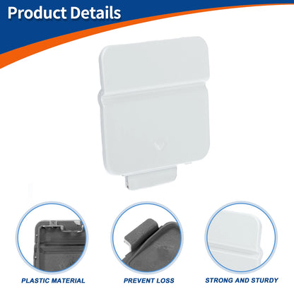 Rear Tow Hook Cover for BMW 525i 530i 545i 550i (2001–2007) No. 51127119151 White