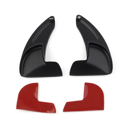 Black Steering Wheel Shift Paddle Shifter Extensions for Dodge Jeep Chrysler (N/A)