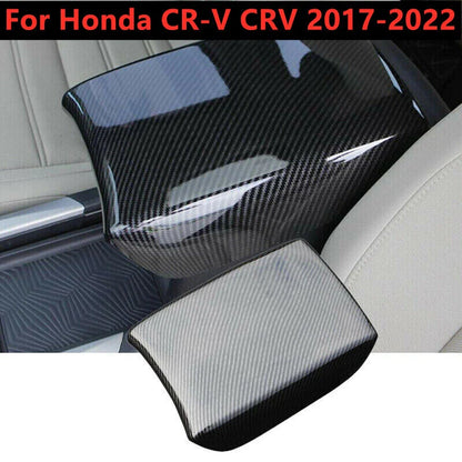 ABS Carbon Fiber Interior Armrest Panel for Honda CR-V (2017–2022)