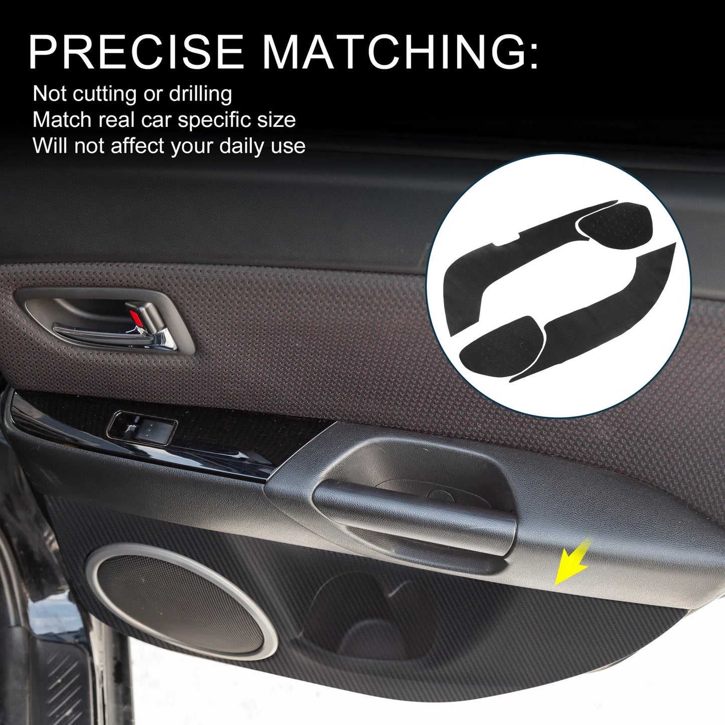 Set of 1 Door Kick Guard for Mazda Atenza (2017–2019) Front Rear