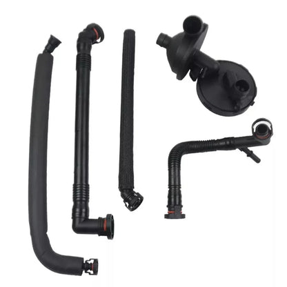 5 x PCV Crankcase Vent Valve & Breather Hose for BMW E46 325i 330i (2000-2006)