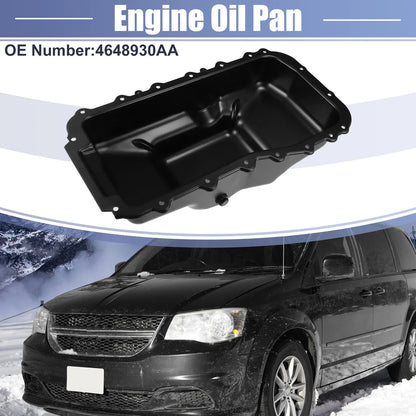 Engine Oil Pan for Dodge Grand Caravan 2001-2010 (2 x Replacement Parts)