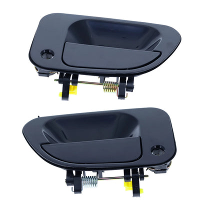 Set of 2 Outer Door Handles for Mitsubishi Delica (1994–2005) Black