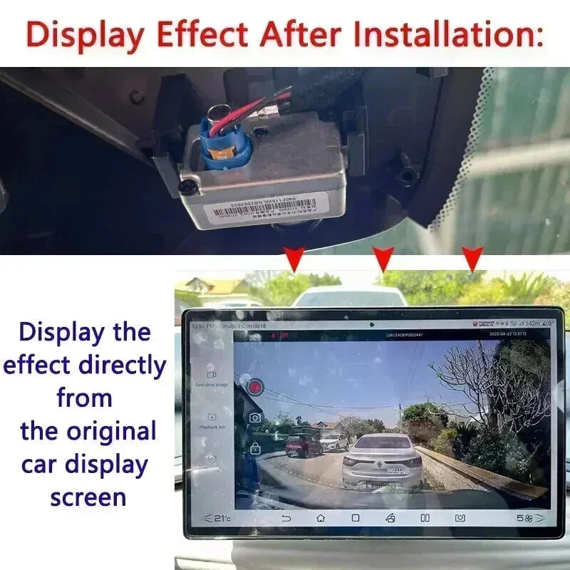 Vehicle-mounted DVR Dash ADAS GPS Camera With Wire for BYD Dolphin Act 3 Atto 3