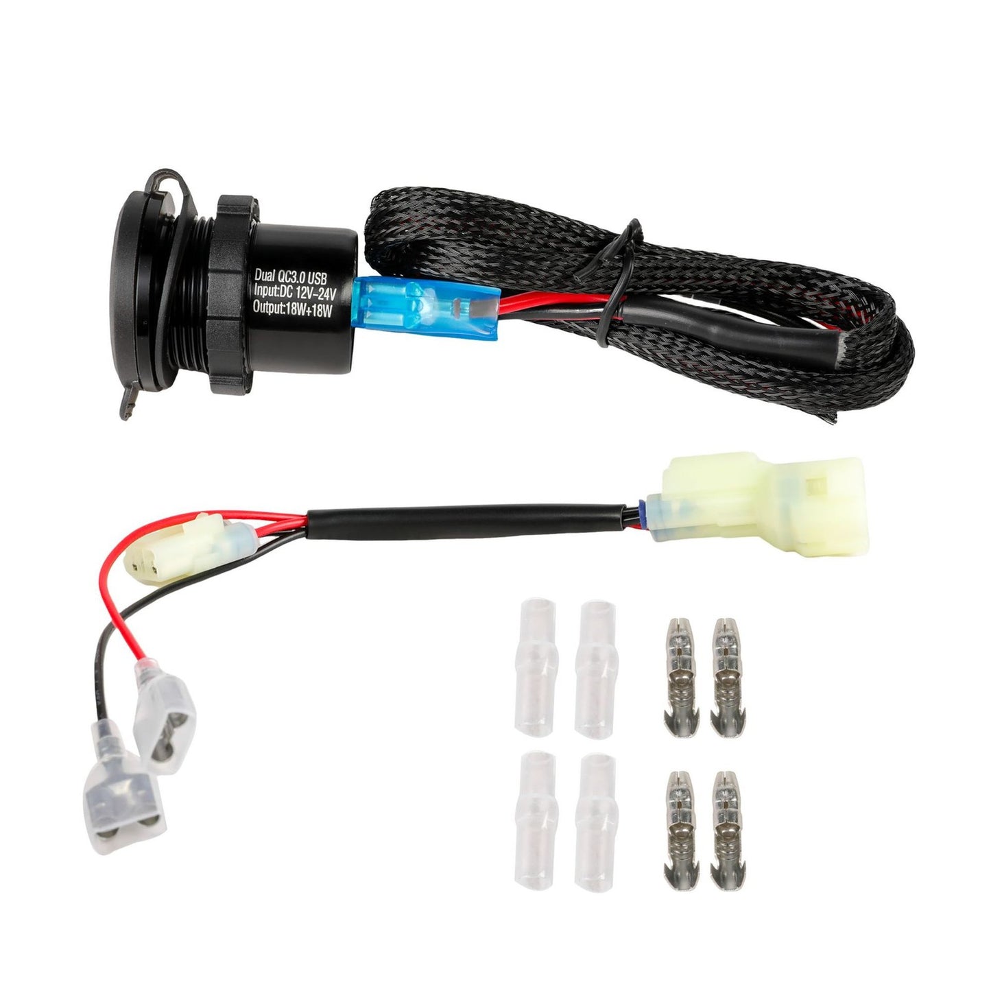 Dual USB Quick Charger Socket for Honda NX400/500 CB500X