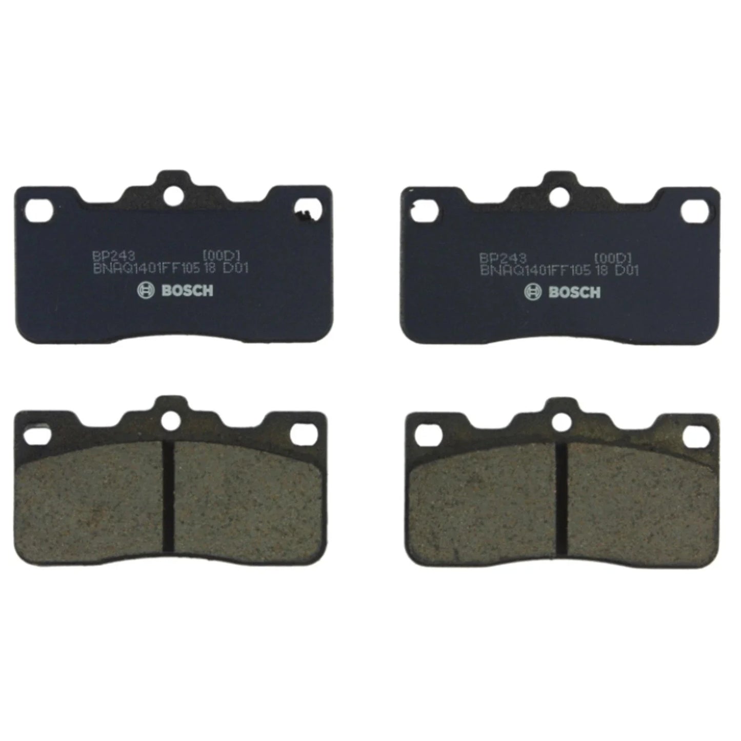 Rear Disc Brake Pad Set for Toyota Carina Celica AA63 1983 1984 1985 BOSCH BP243