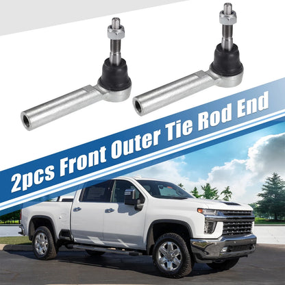2 x Front Outer Tie Rod End Links for Cadillac Escalade, Chevrolet Tahoe
