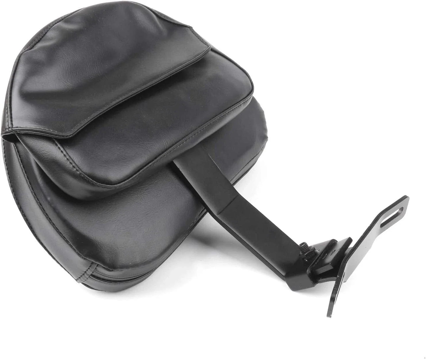 Driver Backrest Pad for 2007-2017 Harley FLSTF Heritage Softail Chrome