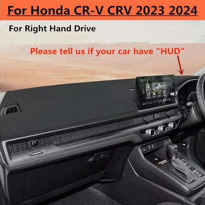 RHD Leather Dashboard Cover Dash Protector Mat for Honda CR-V (2023–2024)