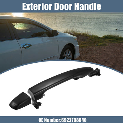 Rear Exterior Door Handle for Toyota Sienna (2004–2010) Black