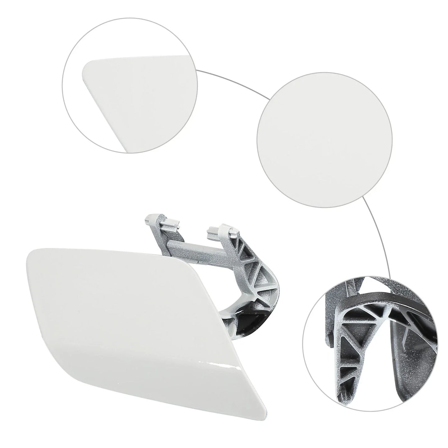 Front Right Bumper Washer Nozzle Cover for Mercedes-Benz E550 (2007-2013)