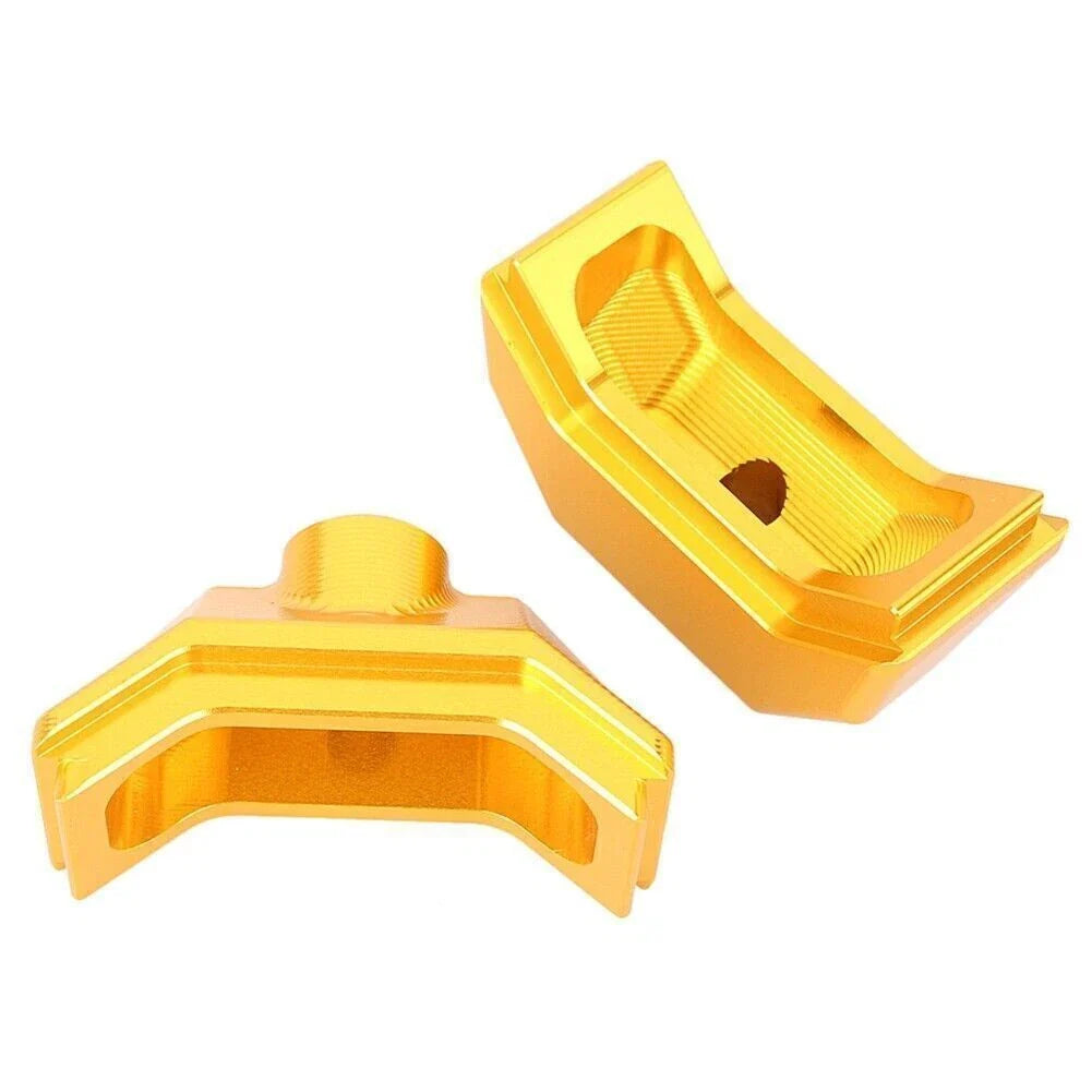 Rear Fork Spindle Chain Adjuster Block for Kawasaki Z800 (2012-2015) Gold