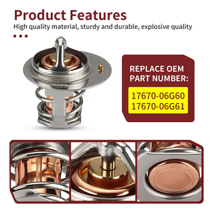 Thermostat W/O-Ring 2 x for Suzuki SV650 (2017–2023)