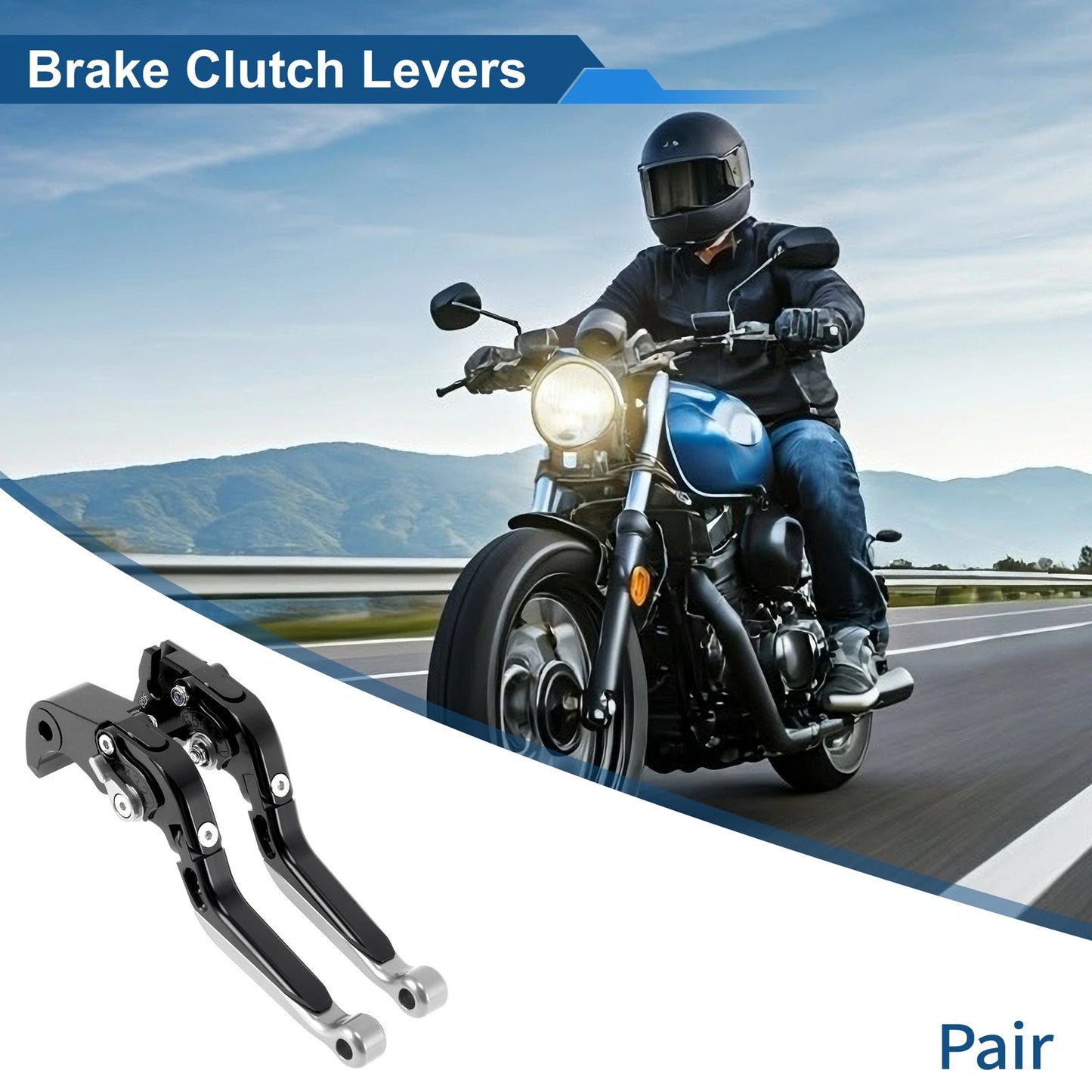 Brake Clutch Levers for Kawasaki Ninja ZX6R 636 (2000–2004)