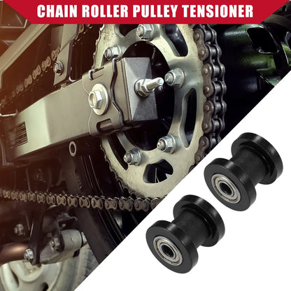 2X 8mm Chain Roller Pulley Tensioner for Motorcycle Mini Bike ATV 125cc
