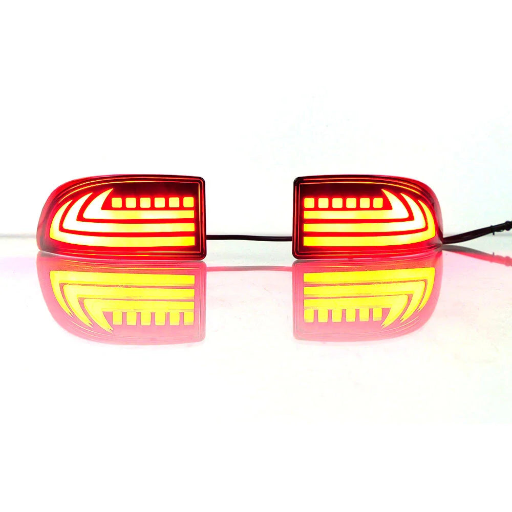 Red Lens Bumper Reflector Fog / Turn Signal Lights for Lexus IS (2006–2013)