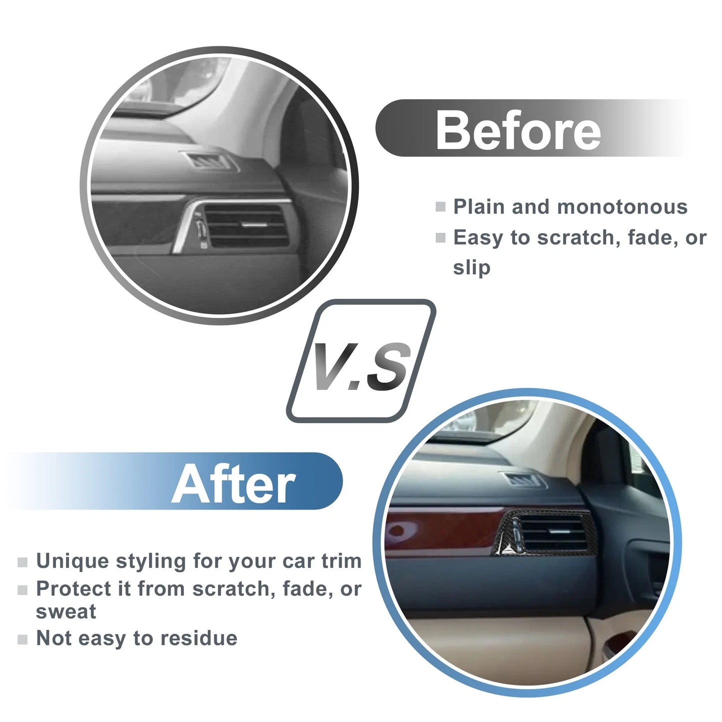Set of 1 Air Condition Outlet Vent Trim Cover Frame for Toyota Camry (2012–2014)