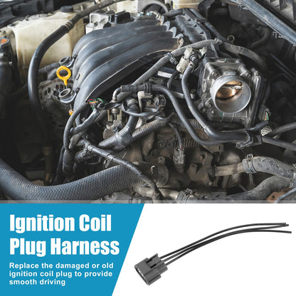 Set of 4 Ignition Coil Connectors for Nissan Frontier Titan (2005–2017)