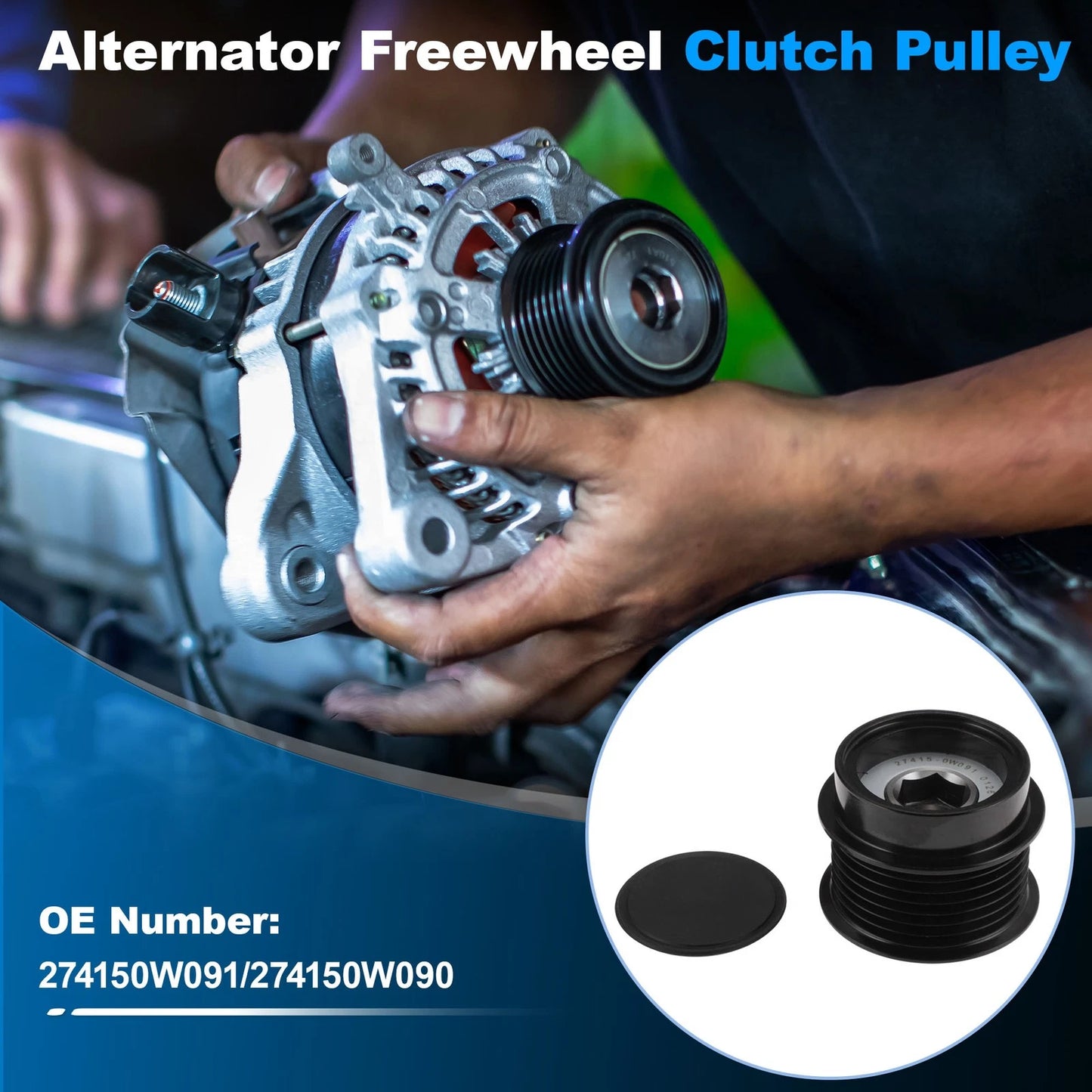 Alternator Freewheel Clutch Pulley 274150W091 for Toyota Avanza (2007–2008)