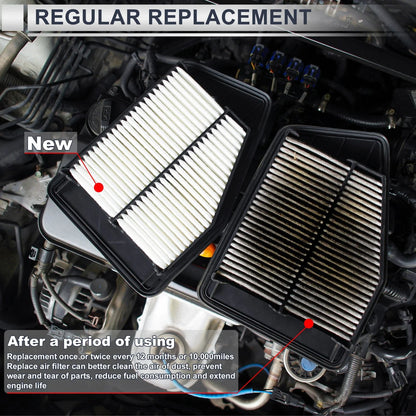 1 Pcs Car Engine Air Filter for BMW X5 2.0L Long Life (2016-2018)
