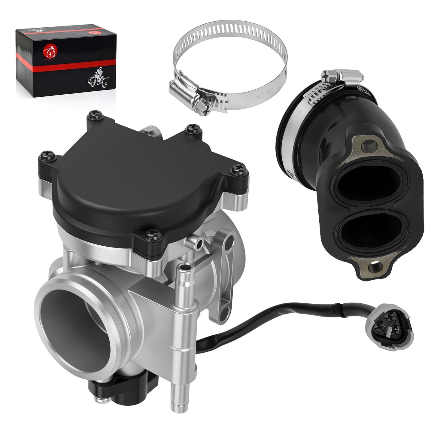 Throttle Body & Adapter Boot for Polaris Ranger 700 6x6 Crew (2006–2009)