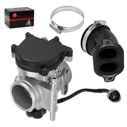 Throttle Body & Adapter Boot for Polaris Ranger 700 6x6 Crew (2006–2009)