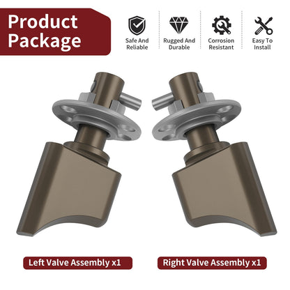 Set of 2 Power Valves for Yamaha YZ125 (2005–2021)