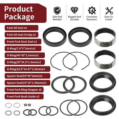 Fork Bushings and Seals Kit for Suzuki GSXR600 GSXR750 (2004–2005)