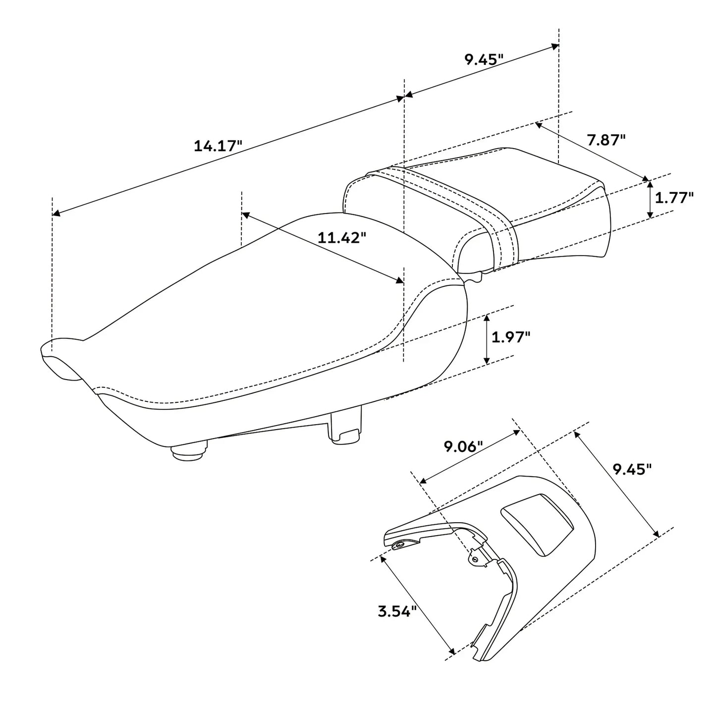 Driver & Passenger Seats for Harley Sportster S 1250 RH1250S (2021-2025)