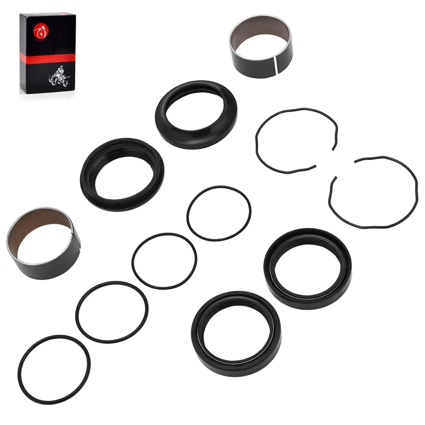Front Fork Bushing Dust Seal Oil Seal for Suzuki GSX-R1000 (2009–2024)