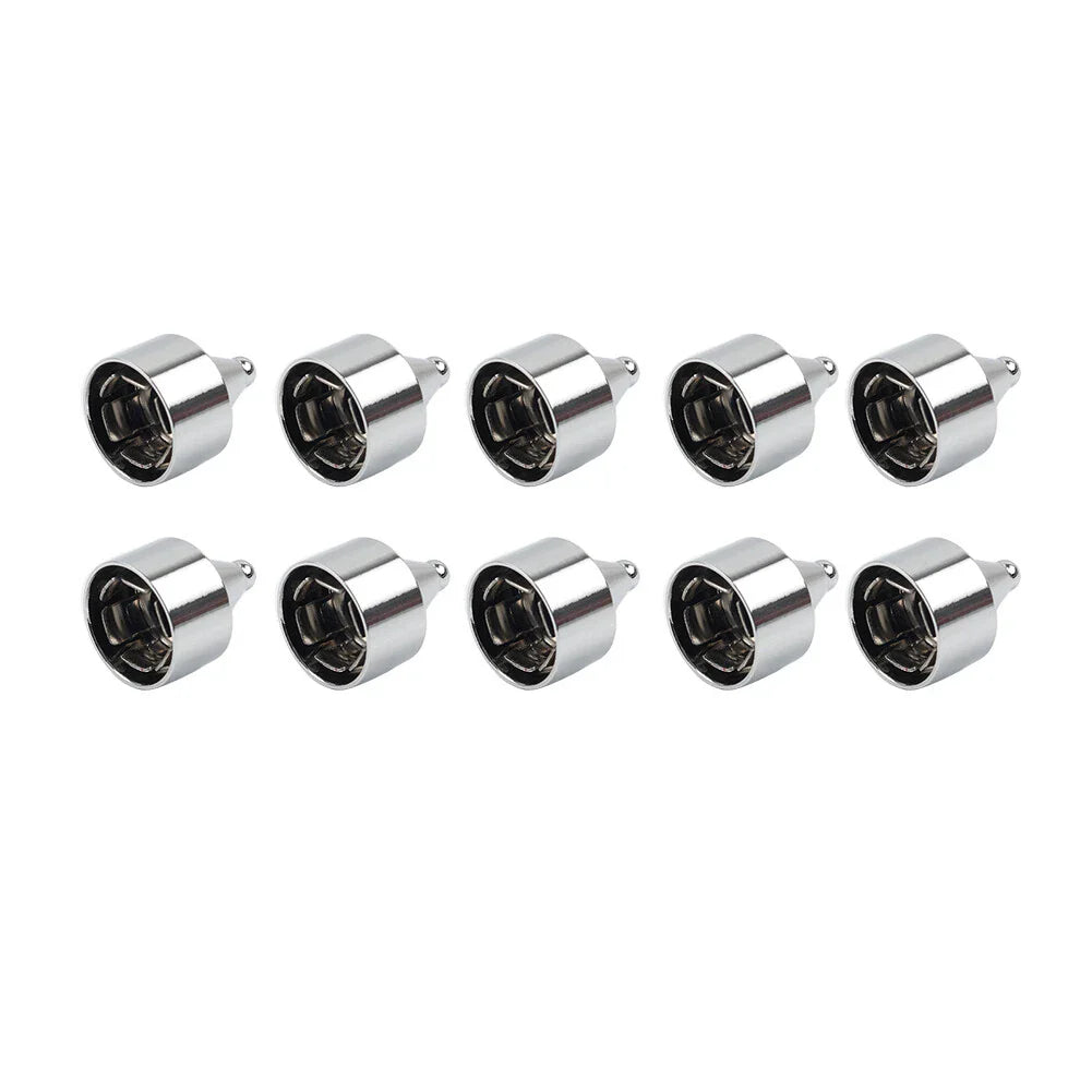 10 x Head Bolt Cover Spike Caps for Harley Road King, Dyna