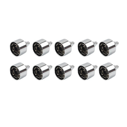 10 x Head Bolt Cover Spike Caps for Harley Road King, Dyna