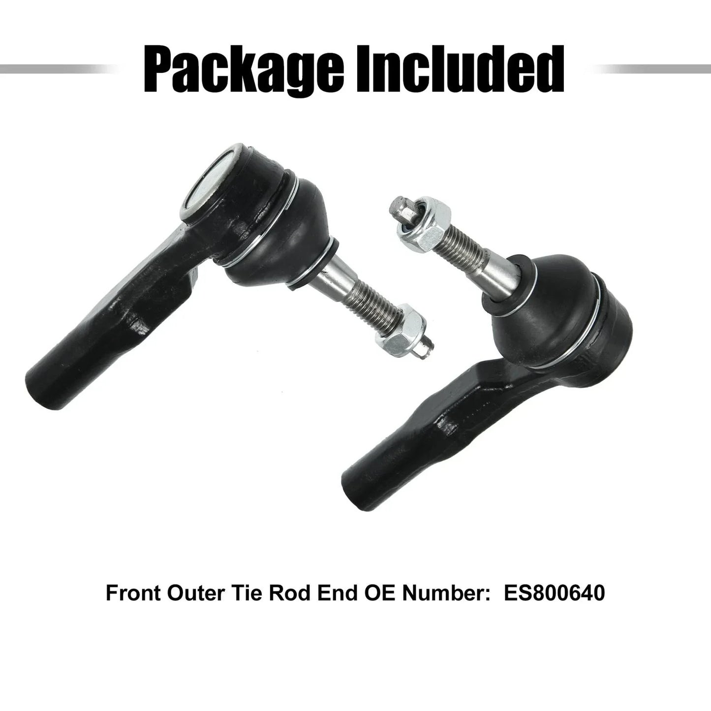 2 x Outer Tie Rods for GMC Terrain, Chevrolet Equinox (2010-2017)