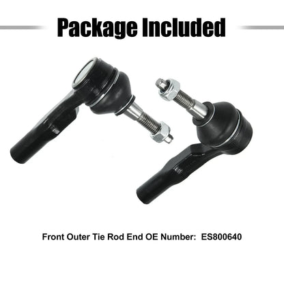 2 x Outer Tie Rods for GMC Terrain, Chevrolet Equinox (2010-2017)