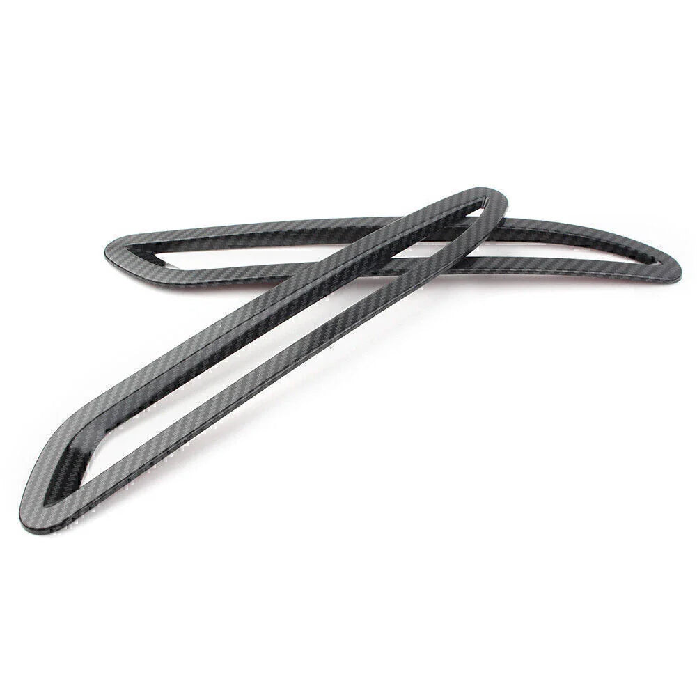 Rear Fog Light Cover Trims Carbon Look for Mercedes-Benz A-Class A220 (19-20)