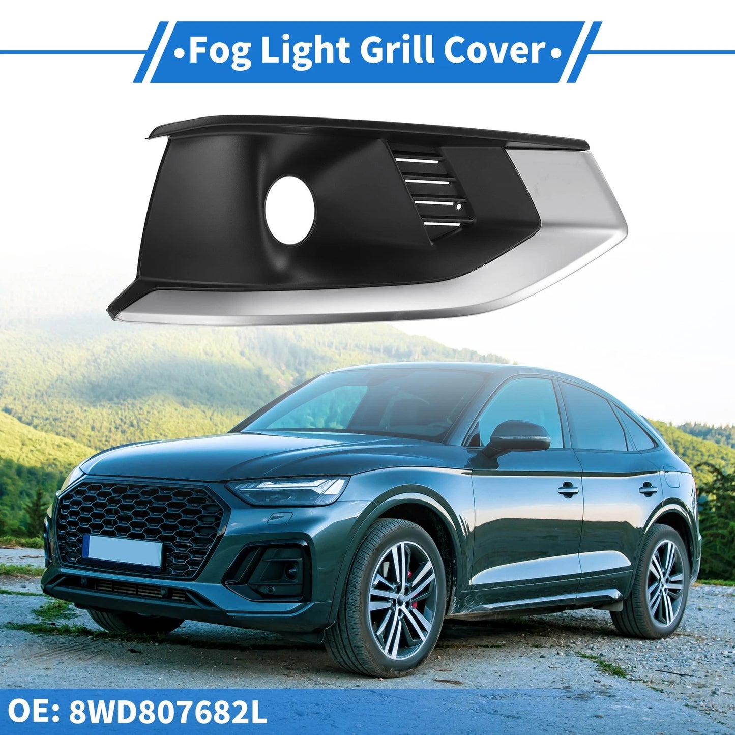 Fog Light Grill for Audi A4L (2020–2022) No.8WD807682L