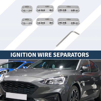 6pcs Engine Spark Plug Wire Dividers for Ford