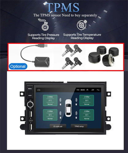 7'' Carplay Stereo Radio GPS Navigation for 2004-2008 Ford F150