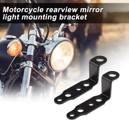 Light Bar Mounting Bracket for Motorcycle Rearview Mirror