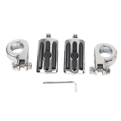 1.25" Highway Engine Guard Foot Pegs for Harley Touring Road King Street Glide