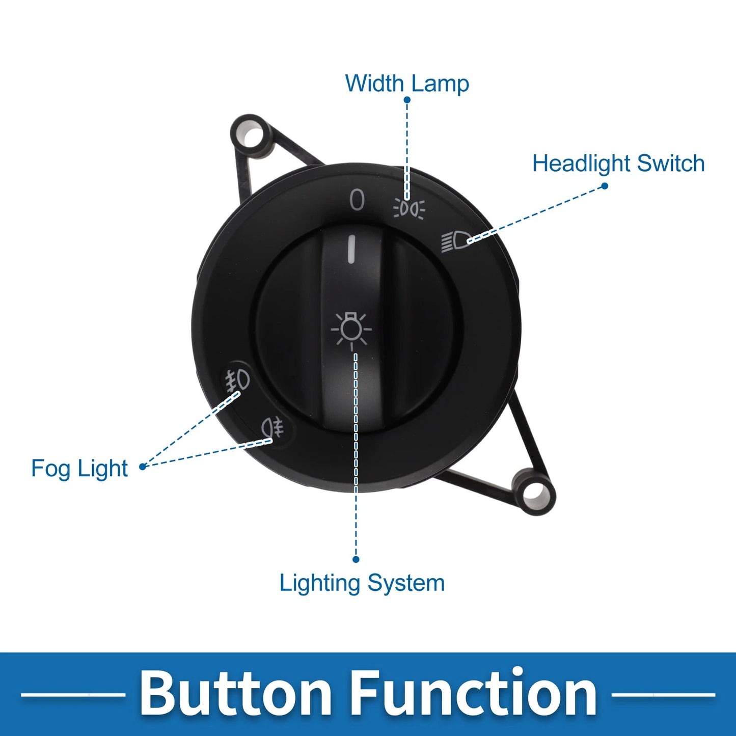 Headlight Switch for Mercedes-Benz Axor (2001–2014) No. 0015453404