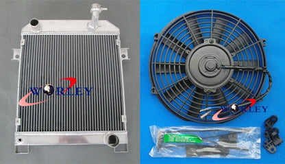 Aluminum Radiator with Fan for Jaguar MK2 1962–1967