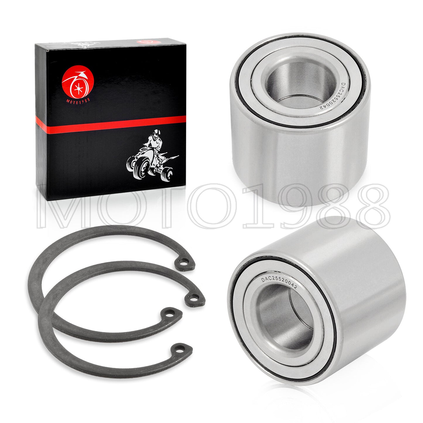 2X Rear Wheel Bearings for Kawasaki Mule 3000 3010 3020 4000 4010