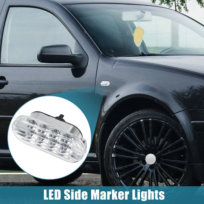 Pair LED Side Marker Turn Signal Lights for VW MK4 Golf (1999–2006)