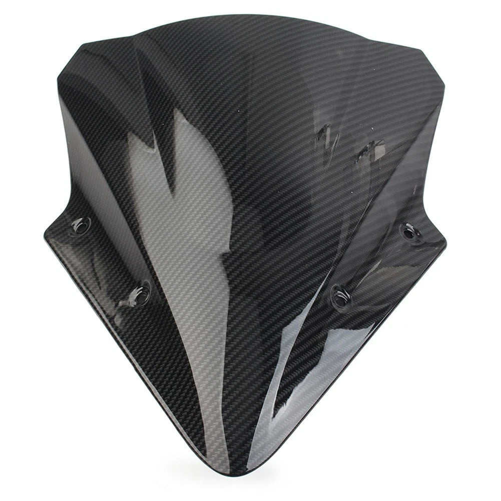 Windshield for Kawasaki Ninja 650 EX650 ER6F (2017–2019) Carbon Fiber Black