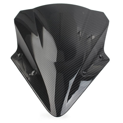 Windshield for Kawasaki Ninja 650 EX650 ER6F (2017–2019) Carbon Fiber Black