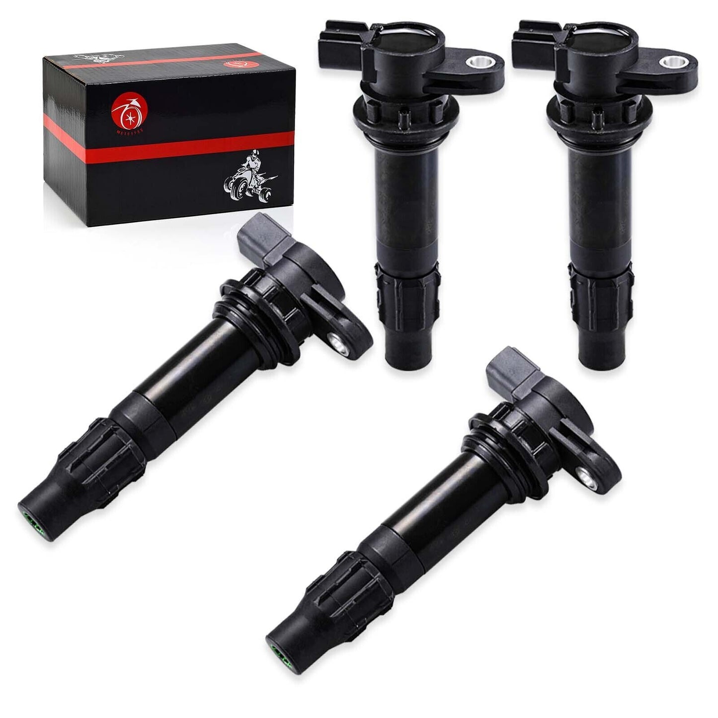 Set of 4 Ignition Coils for Yamaha Wave Runner FX1000 VX1100 VX Cruiser