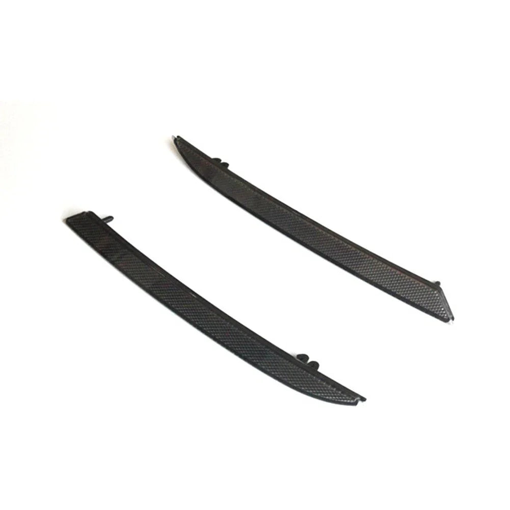 Black Smoked Rear Bumper Reflectors for Ford Mustang